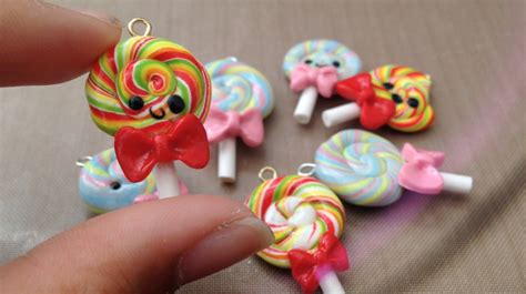 Tutorial Miniature Kawaii Lollipop Kawaii Crafts Clay Tutorials