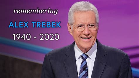 Remembering Jeopardy Host Alex Trebek 1940 2020
