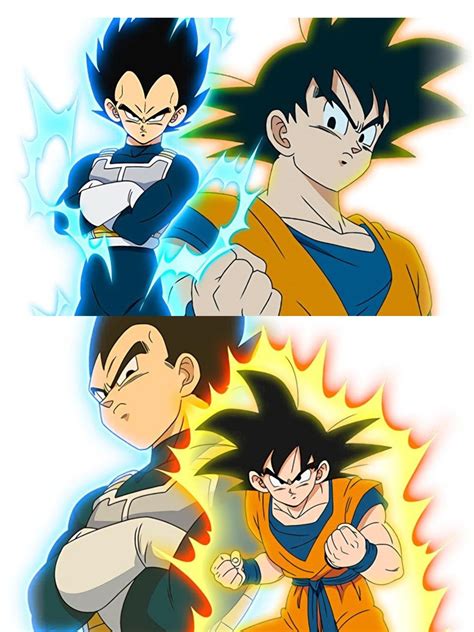 Goku Y Vegeta By Naohiro Shintani Dragon Ball Z Dragon Ball Super Goku