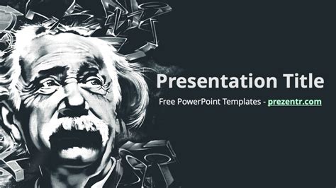 Free Albert Einstein Powerpoint Template Powerpoint Template Prezentr