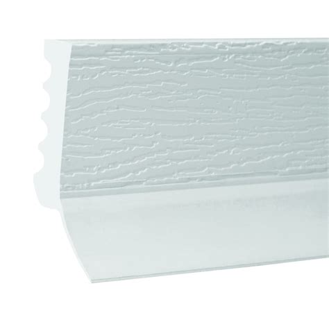 Royal Mouldings Limited 7 Ft X 1 34 In White Pvc Garage Weatherstrip