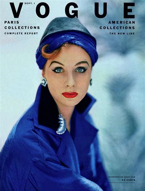 Vogue Cover Of Suzy Parker Photograph By Roger Prigent Pixels