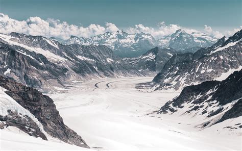 Download Wallpaper 3840x2400 Glacier Mountains Snow Peaks Aletsch