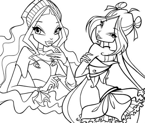 Maybe you would like to learn more about one of these? Winx coloring pages | Keijut, Värityskuva, Askartelu