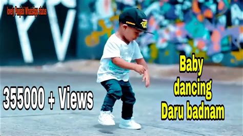 Baby Dancing Daru Badnaam Kr Gyi New Punjabi Whatsapp Status Youtube