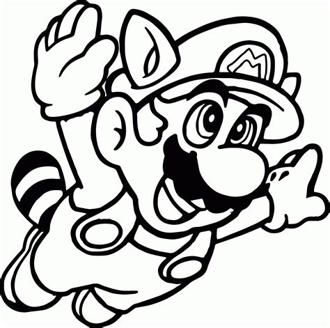 Printable Super Mario Coloring Pages