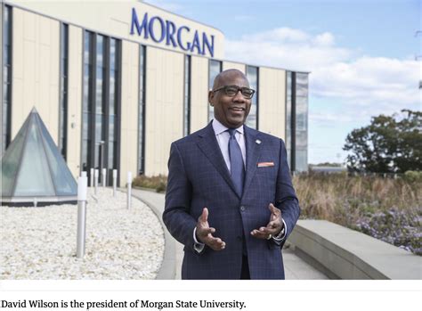 Morgan State University Extends President David Wilsons Contract