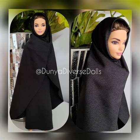 Toys And Games Toys Black Muslim Hijab Hijarbie Doll Outfit Only Barbie Orange Pe