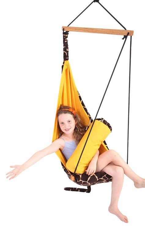 It will make you easy to enjoy your outdoor relaxation. Kids Hanging Chair 'Hang Mini' Giraffe | Yellow ...