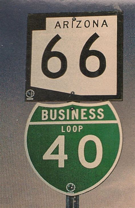 Arizona Business Loop 40 And State Highway 66 Aaroads Shield Gallery