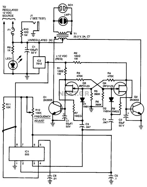 The inverter capable to handle loads up to 1000w, it's depended. Simple Inverter Circuit Diagram 1000w