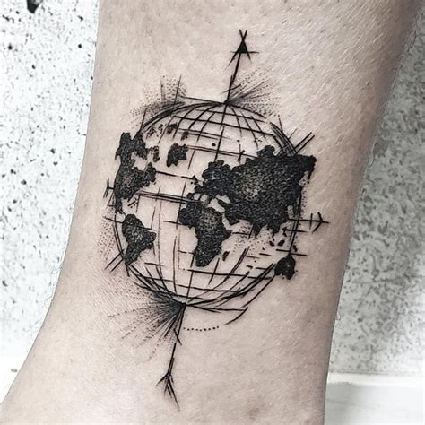 101 amazing world map tattoo designs you need to see outsons men s fashion tips and style