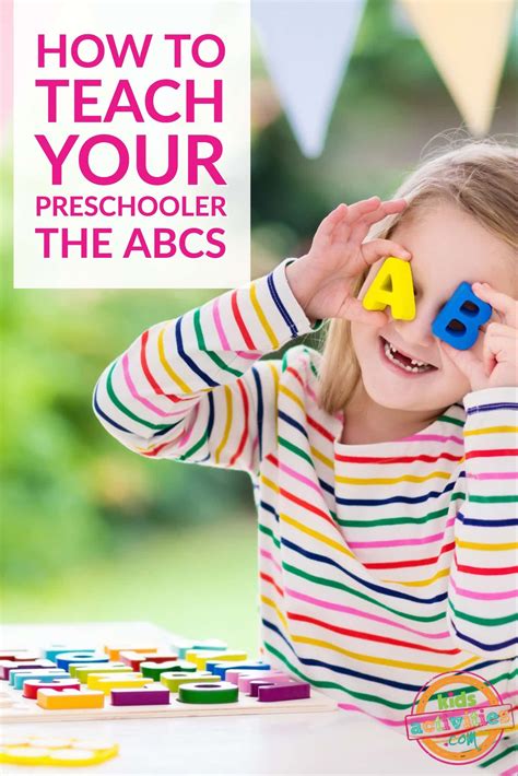 Teaching Your Preschooler The Abcs Kids Activities Blog