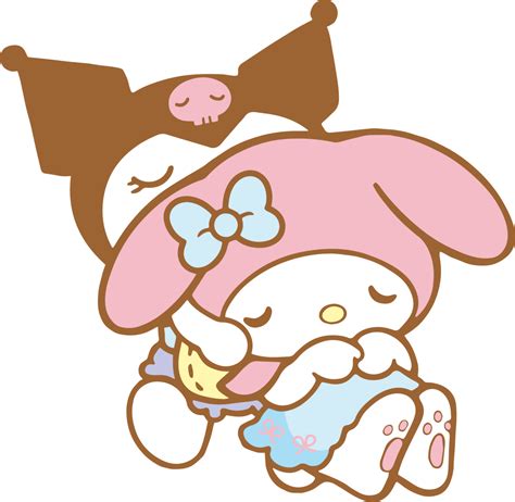 Sanrio Cute Mymelody Kuromi Sticker By Pimmelchan