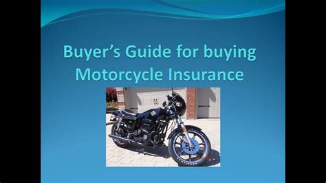 Buyers Guide For Buying Motorcycle Insurance Youtube