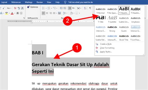 Cara Membuat Daftar Isi Otomatis Di Microsoft Word Inakri