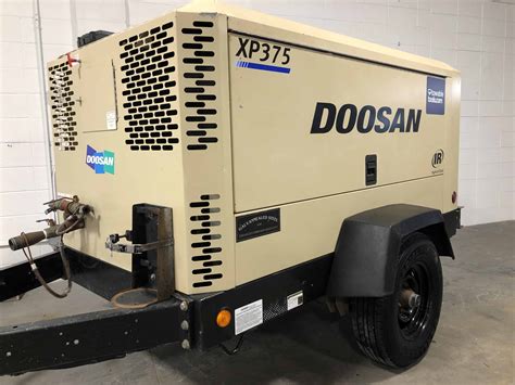 Doosan Xp375 For Sale Portable Diesel Air Compressor Towable Tools