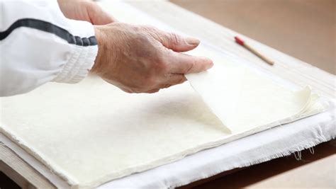 The Making Of Japanese Handmade Paper A Short Film Documents An 800