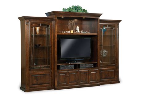 Entertainment Centers Living Room Furniture Amish Oak In Texas