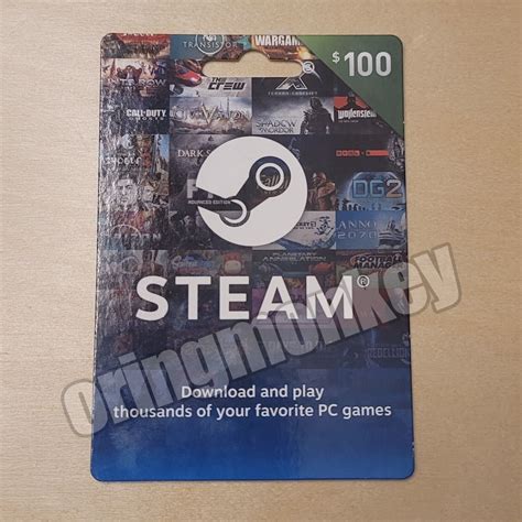 Steam Gift Card W Receipt 100 Steam Wallet FAST SHIPPING EBay