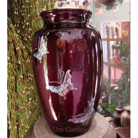 Butterfly Cremation Urn For Ashes Beautiful Mother Of Pearl