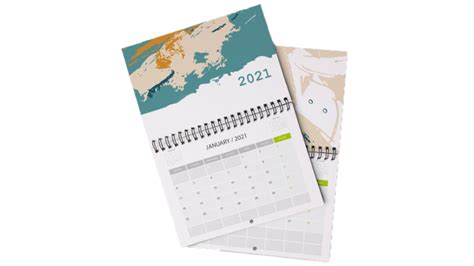 Wiro Bound Drilled Calendars