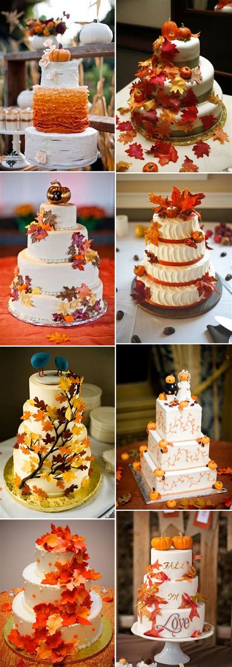 Fall Wedding Cakes Fall Wedding And Maple Leaves On Pinterest