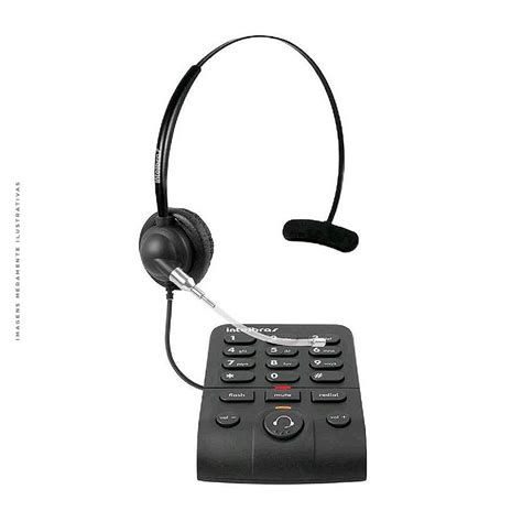 Telefone Intelbras Headset Com Base Discadora Hsb50