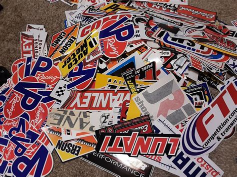 Lot Of 10 Classic Racing Decals Stickers Nhra Nascar Street Outlaws