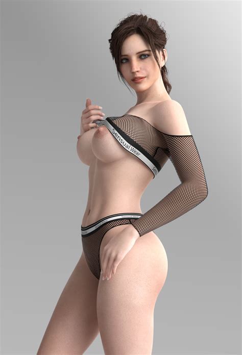 Rule 34 1girls 3d Brown Hair Busty Capcom Claire Redfield Depp