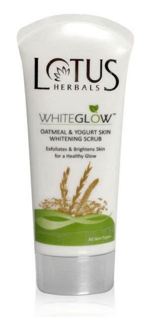 Glow skin white adalah jawapannya. Lotus Herbals White Glow Oatmeal & Yogurt Skin Whitening ...