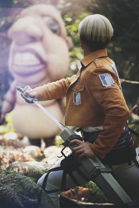 Attack On Titan Erwin Smith Cosplay In 2020 Heros Journey Attack On