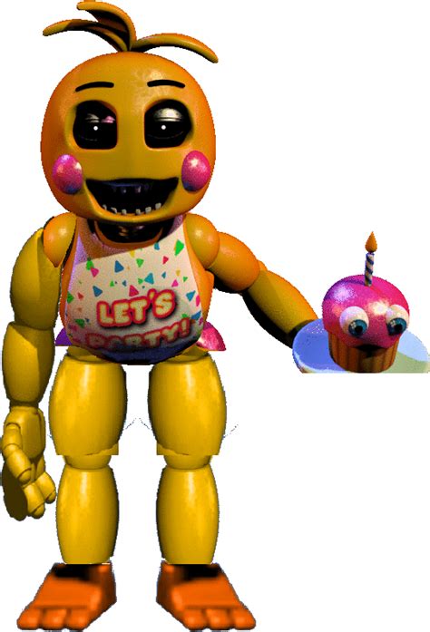 Download Nightmare Toy Chica Fnaf 2 Toy Chica Png Png Image With No