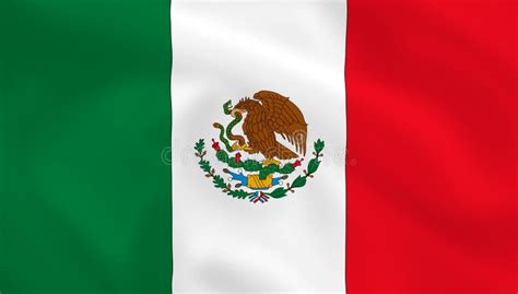 Bandeira De México Ilustração Stock Ilustração De Patriotismo 4985174