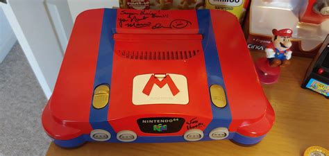 My Custom Painted Mario N64 Signed By Charles Martinet Gamecollecting