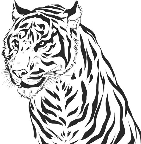 This printable animal coloring page displays a cute jungle tiger hiding among the leaves. Tigers Coloring Pages Coloring Kids - Coloring Kids