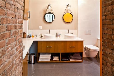 Nyc Loft Industrial Bathroom New York By Design42 Architecture Llc