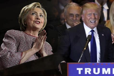 Front Runners Trump Clinton Win Ny Primary