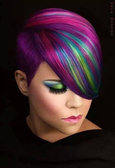 Since deciding between blonde hair, brown hair, and red hair can be tough enough, trying to figure out which rainbow hair color is right for you is no easy task. 97 Cool Rainbow Hair Color Ideas to Rock Your Summer
