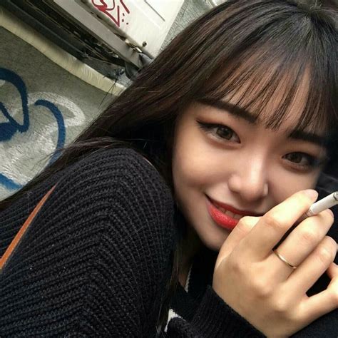 Korean Icons Tumblr Pretty Korean Girls Girl Smoking Ulzzang Korean Girl
