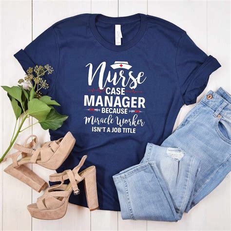 Nurse Case Manager Miracle Worker Funny Quotes Png Instant Etsy