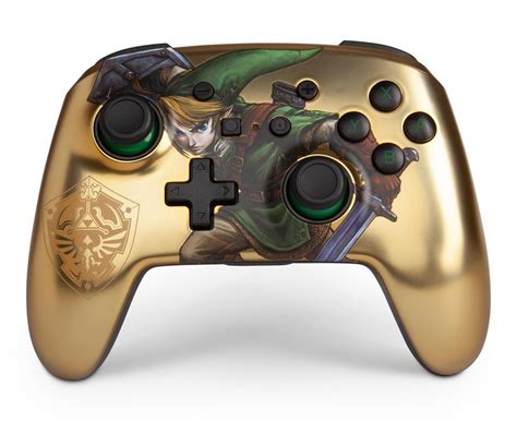 Buy minecraft, nintendo, nintendo switch, 045496591779 at walmart.com Enhanced Wireless Controller for Nintendo Switch - Link Gold | Walmart Canada