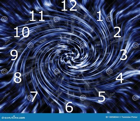 Time Warp Clock Stock Images - Image: 13058044