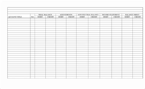 Blank Balance Sheet Excel ~ Excel Templates