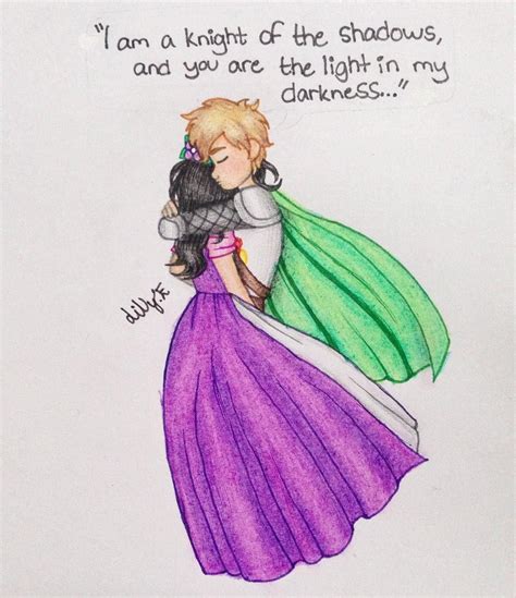 “laurance i am a knight of the shadows and you are the light in my darkness please don t