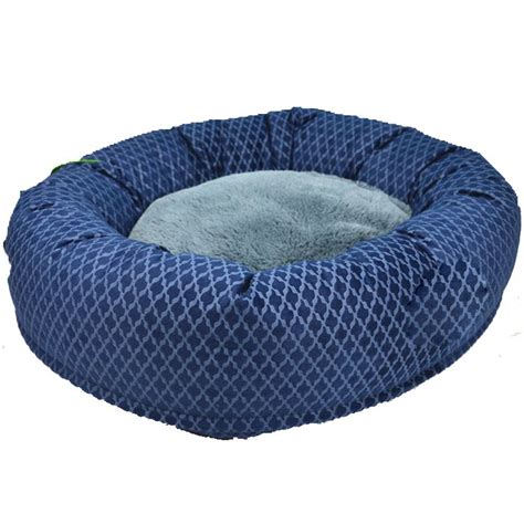Round Dog Beds Soft Fleece Pp Cotton Padded Puppy Bed Our Pp Cotton