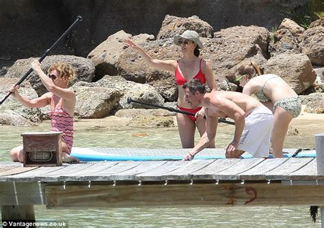 Loose Womens Andrea Mclean Dons Bikini In Caribbean With Nick Feeney Daily Mail Online