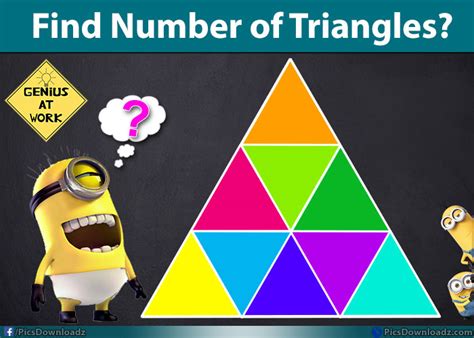 Find The Number Of Triangles Brain Teasers Puzzles With