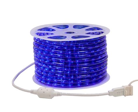 Led Rope Lights 150 Blue Led Rope Light Commercial Spool 120 Volt