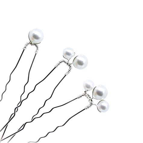 Pearl Hair Pins • Bridal Accessory • Anixi Ts